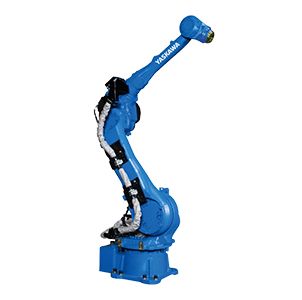 Yaskawa GP50 robot: Een krachtige industriële robot met een draagvermogen van 50 kg en een reikwijdte van 2061 mm. Deze robot is ideaal voor handling-, assemblage- en palletiseerapplicaties, waarbij precisie en snelheid vereist zijn.