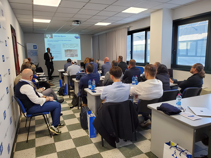 MCA bracht werkbezoek aan CMZ in italie voor productkennis en training over de servo producten