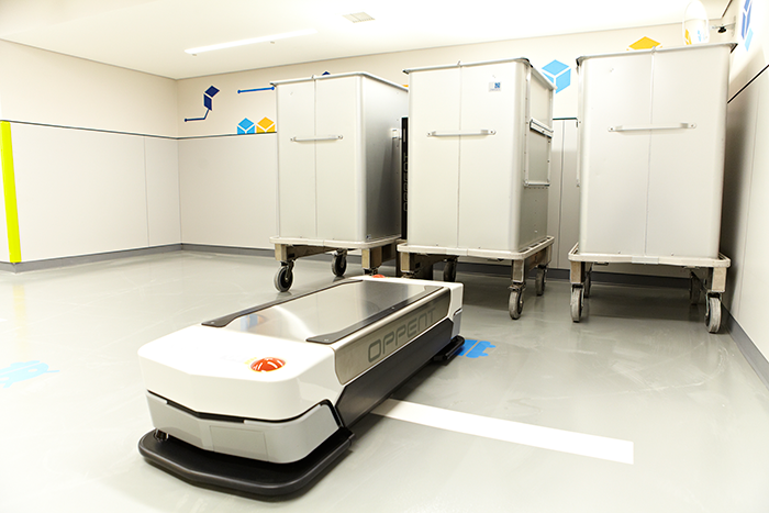 Mobiele robots voor toepassingen in ziekenhuizen